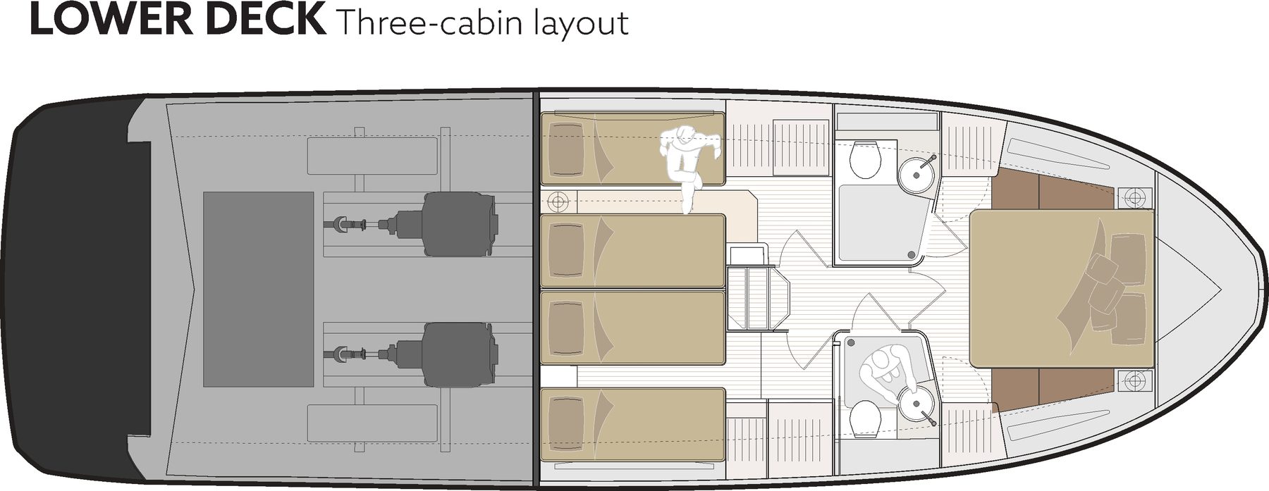 Marex 440 Gourmet Cruiser layout drawing