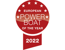 European Powerboat of the Year 2022 winner badge