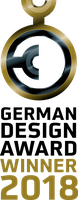 German Design Award 2018 winner badge
